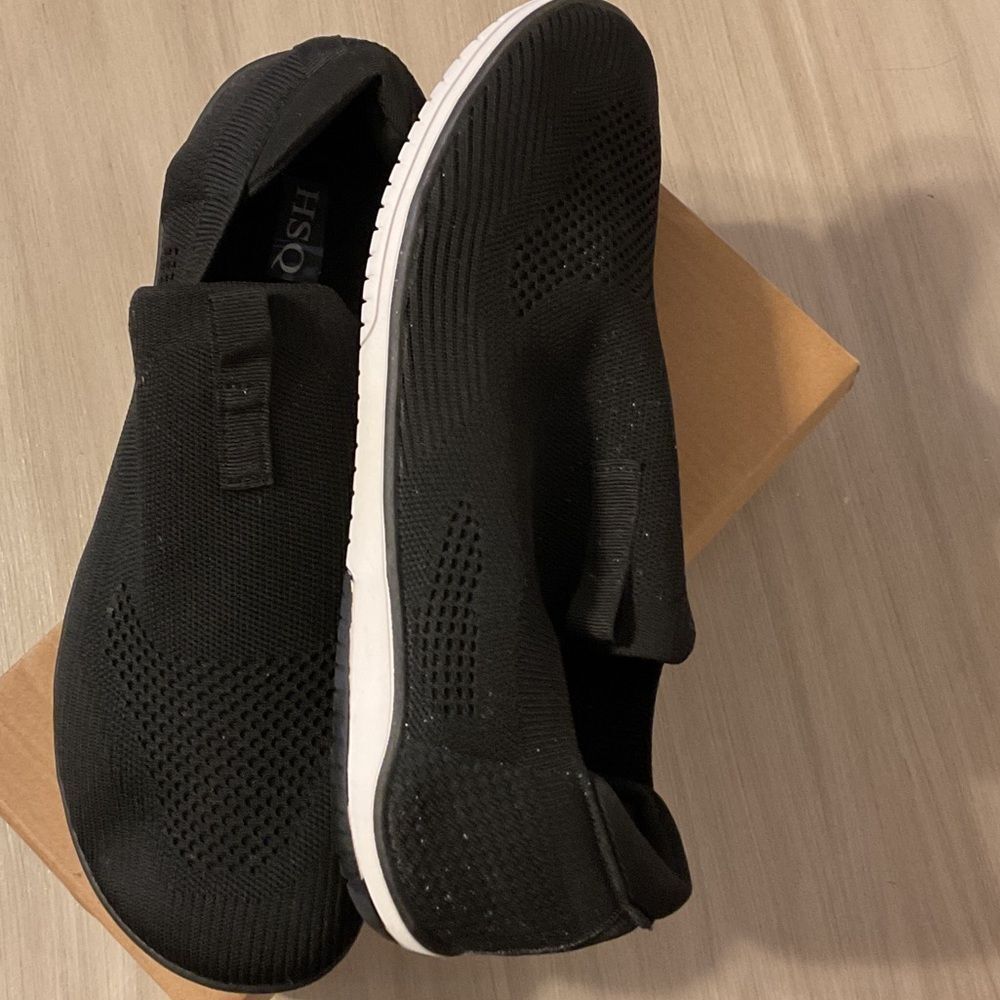 HSQ Black Slip-on casual sneakers - Picture 5 of 5